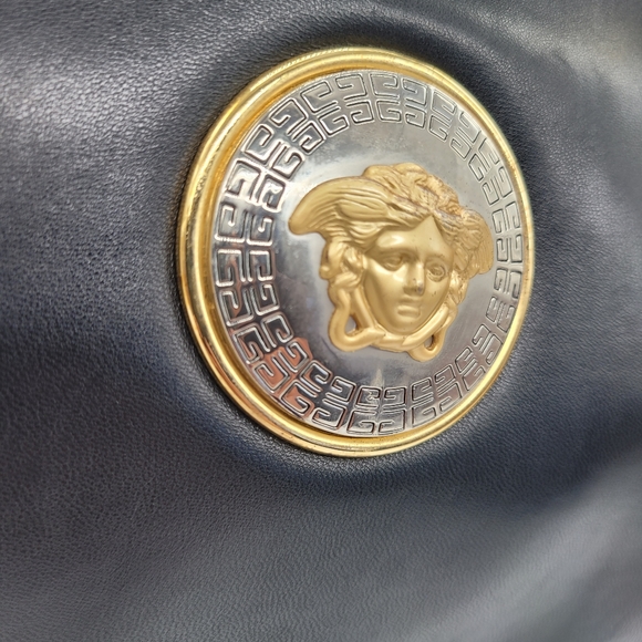 GIANNI VERSACE 1990 Couture Lambskin Leather Handbag - Picture 13 of 13